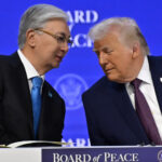 Президент Касым-Жомарт Токаев и президент США Трамп