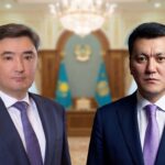 На фото Ерлан Карин и Олжас Бектенов